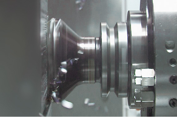 Highly efficient production with high machining capacity